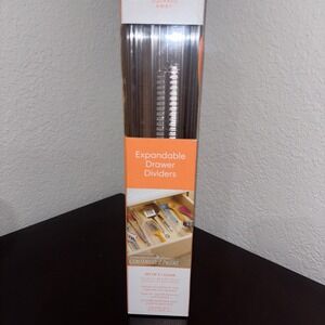 Squared Away Deep Expandable Drawer‎ Dividers Brand New